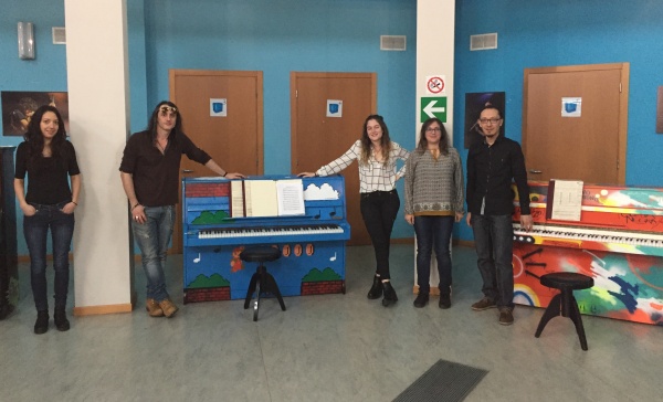 A Cernusco i pianoforti diventano… murales