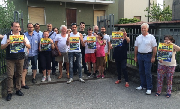 A sorpresa i profughi nella loro casa di Brugherio