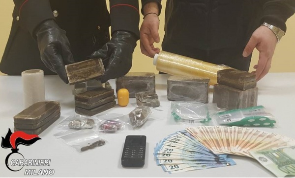 Droga in casa e in auto, inzaghese arrestato