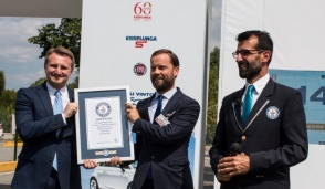 Fiat ed Esselunga entrano nel Guinness World Record