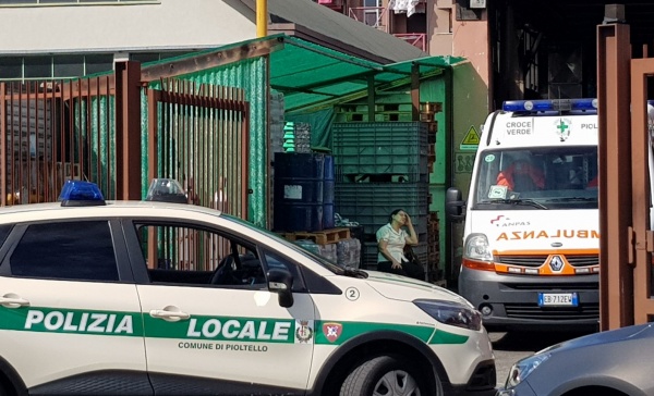 Infarto sul lavoro a Pioltello, arriva l’elicottero