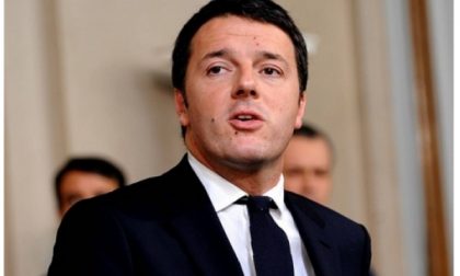 Matteo Renzi arriva a Pioltello