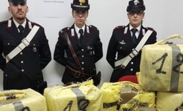 Maxi sequestro di droga a Madone