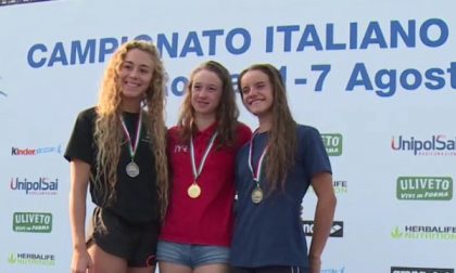 Roma incorona Valentina, campionessa d'Italia nei 50 metri dorso