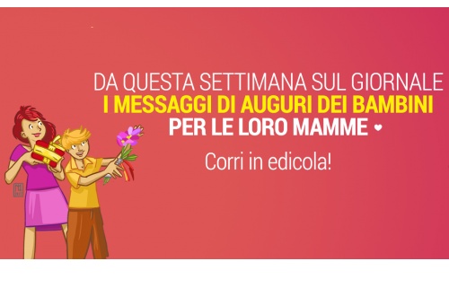 Tutti in edicola: 12mila voci che gridano “Tanti auguri mamma!”