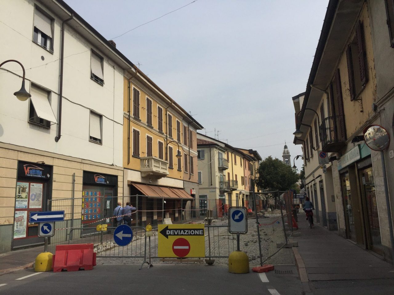Lavori in centro a Gorgonzola, commercianti e sindaco a confronto