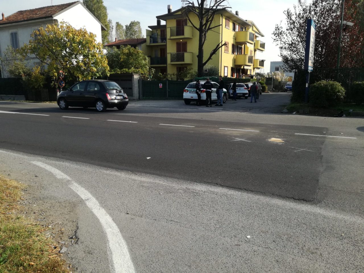 Scontro sulla Padana grave un centauro
