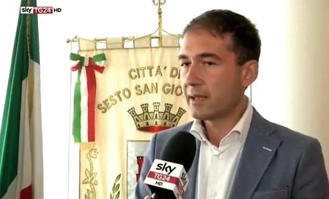 Il sindaco Roberto Di Stefano intervistato da Sky Tg 24