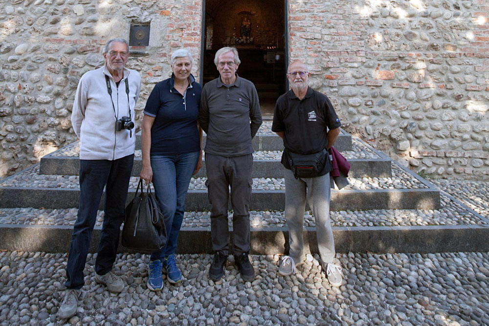 Il sindaco di Bellinzago in visita al santuario della Rocchetta