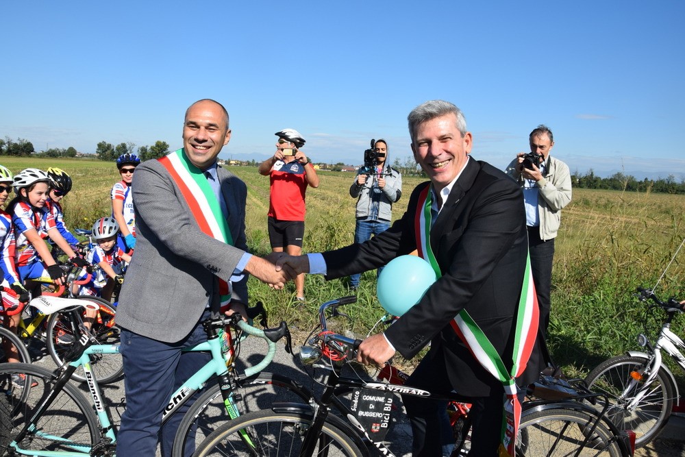A metà strada per inaugurare la ciclopedonale