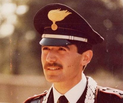 Capitano Mario D'Aleo Cologno Monzese dedicazione labaro dell'Associazione nazionale carabinieri in congedo Messa a San Giuliano