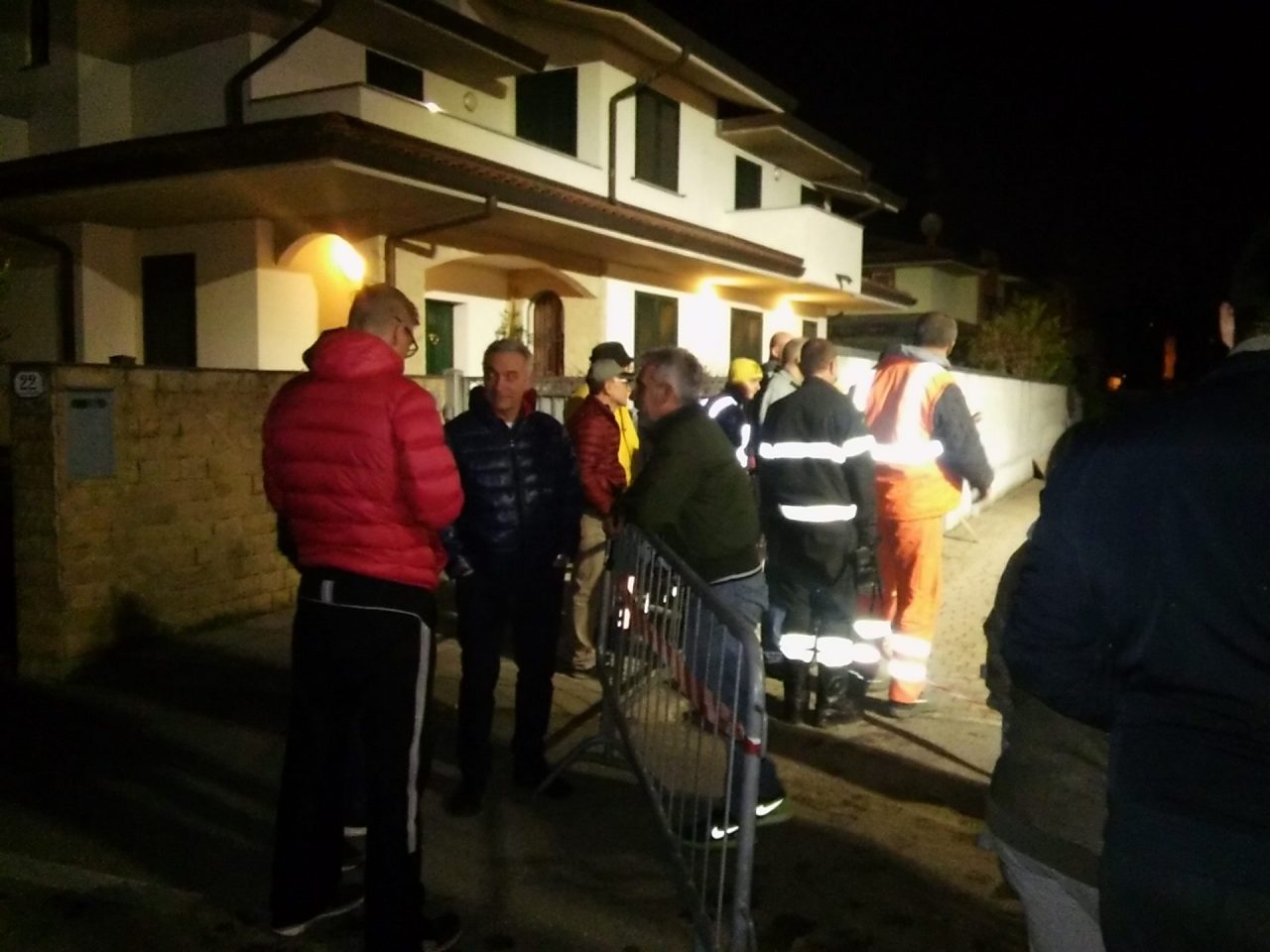 smottamento in un cantiere