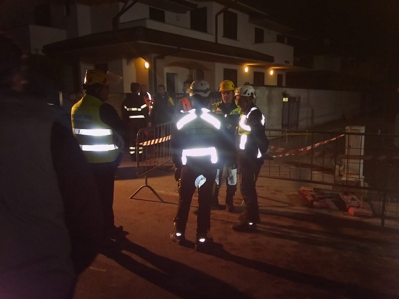 smottamento in un cantiere