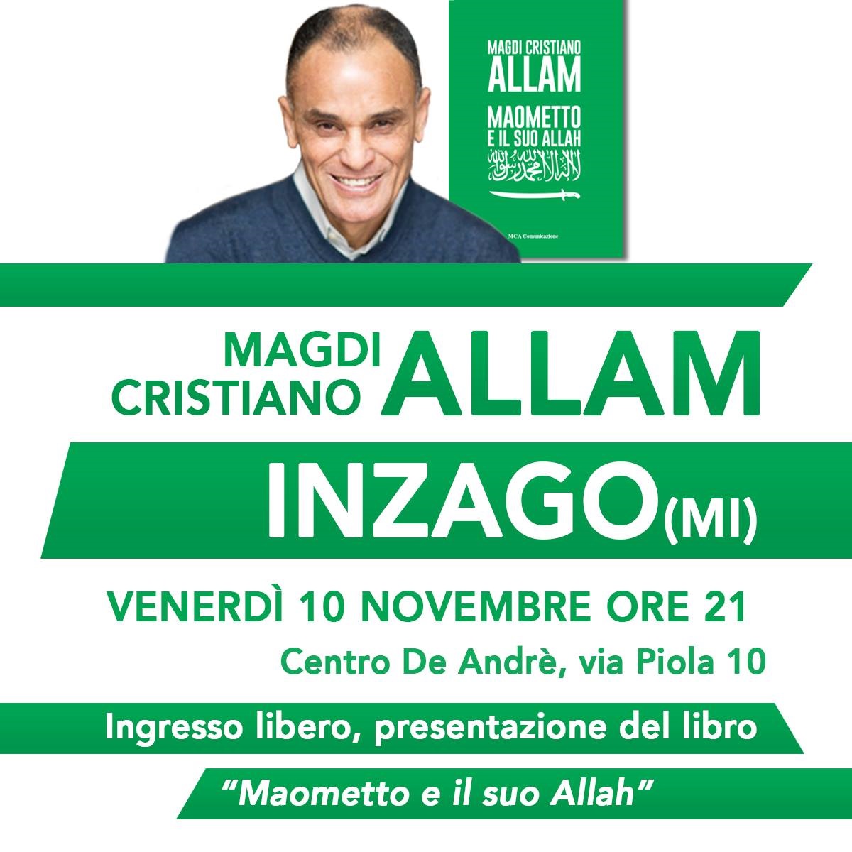 Magdi Allam parla di Islam a Inzago