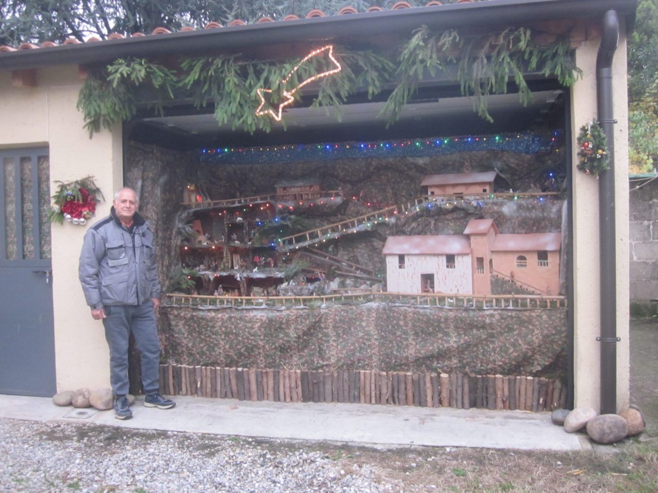 Presepe da quattro metri in box