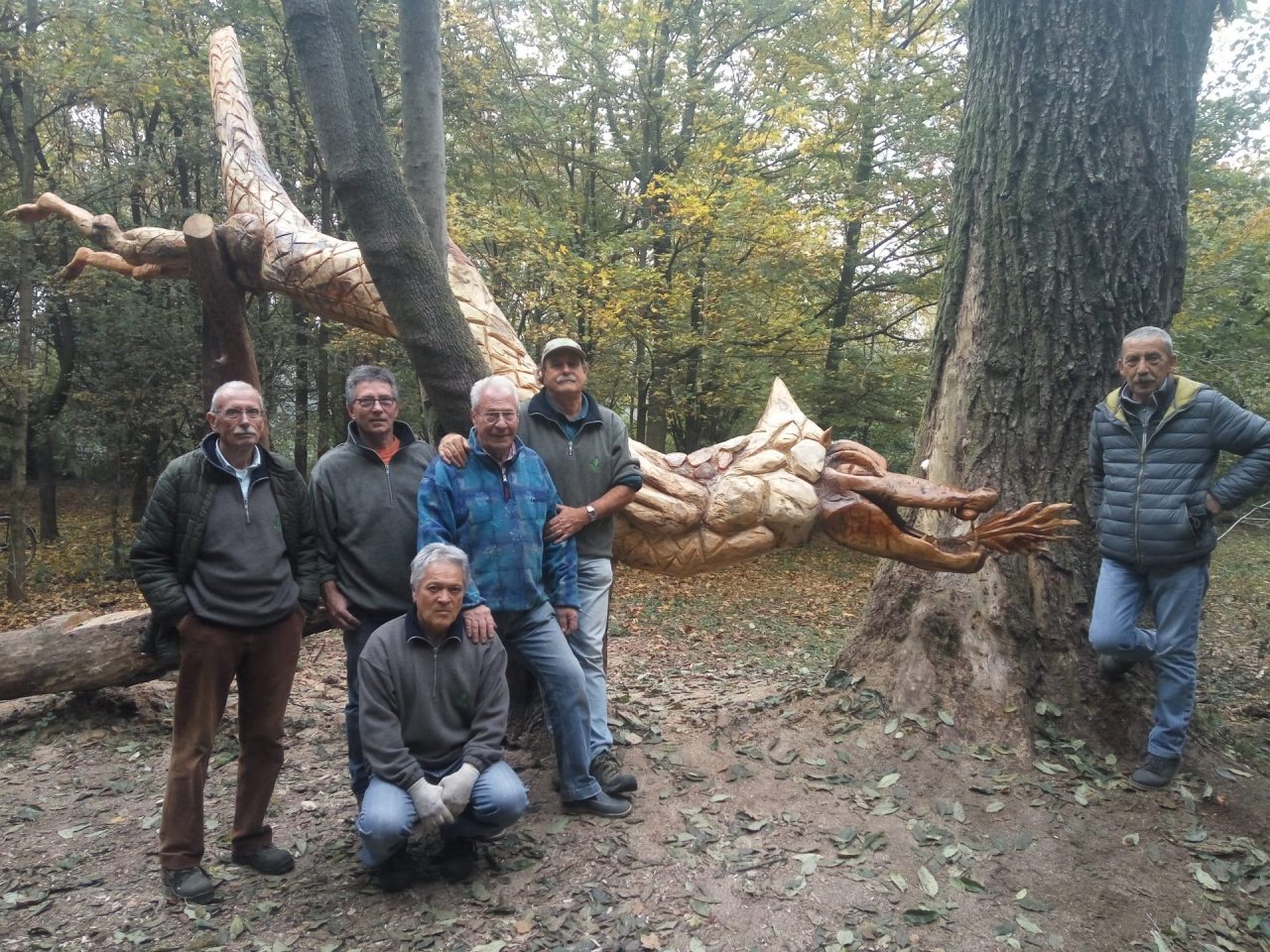 Il drago dell’ex sindaco trova casa sull’Adda FOTO