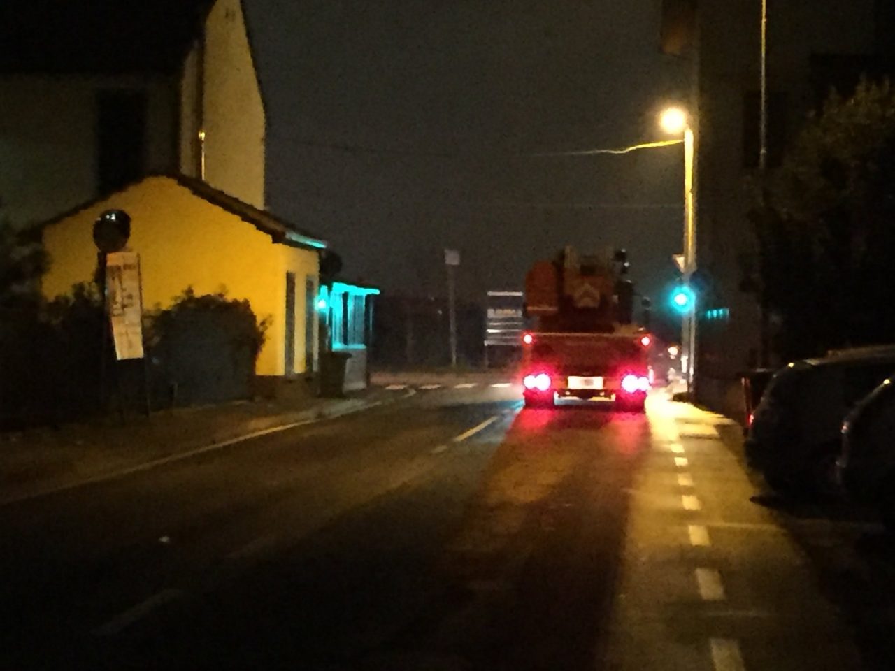 Allarme incendio a Brugherio