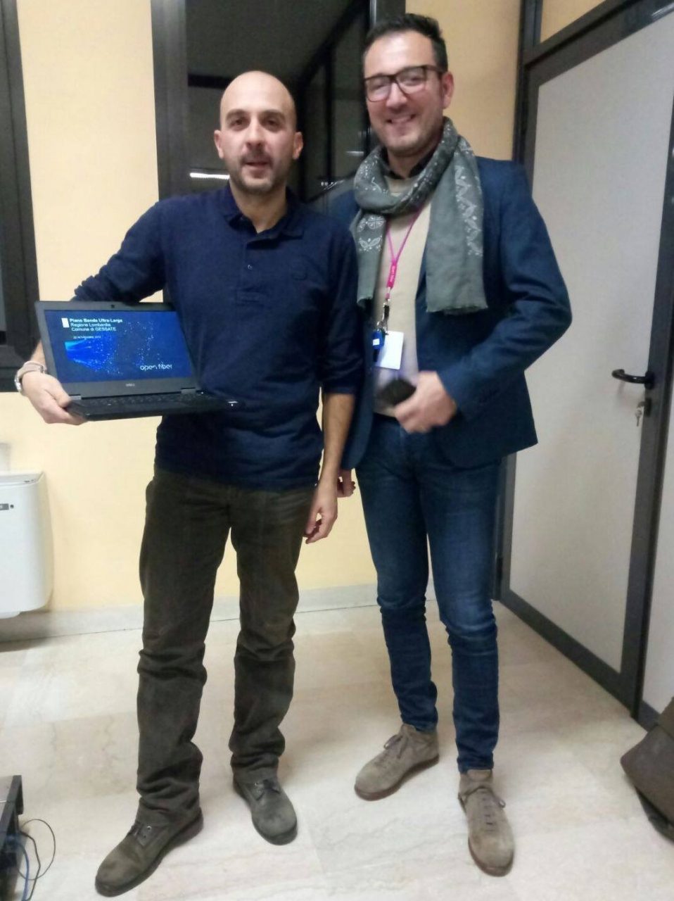 Lavori per la banda larga al via