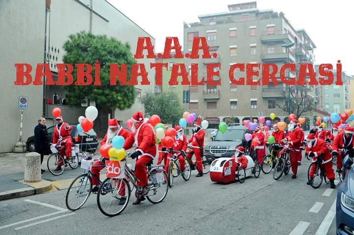 Babbi Natale in bici: Avis cerca volontari