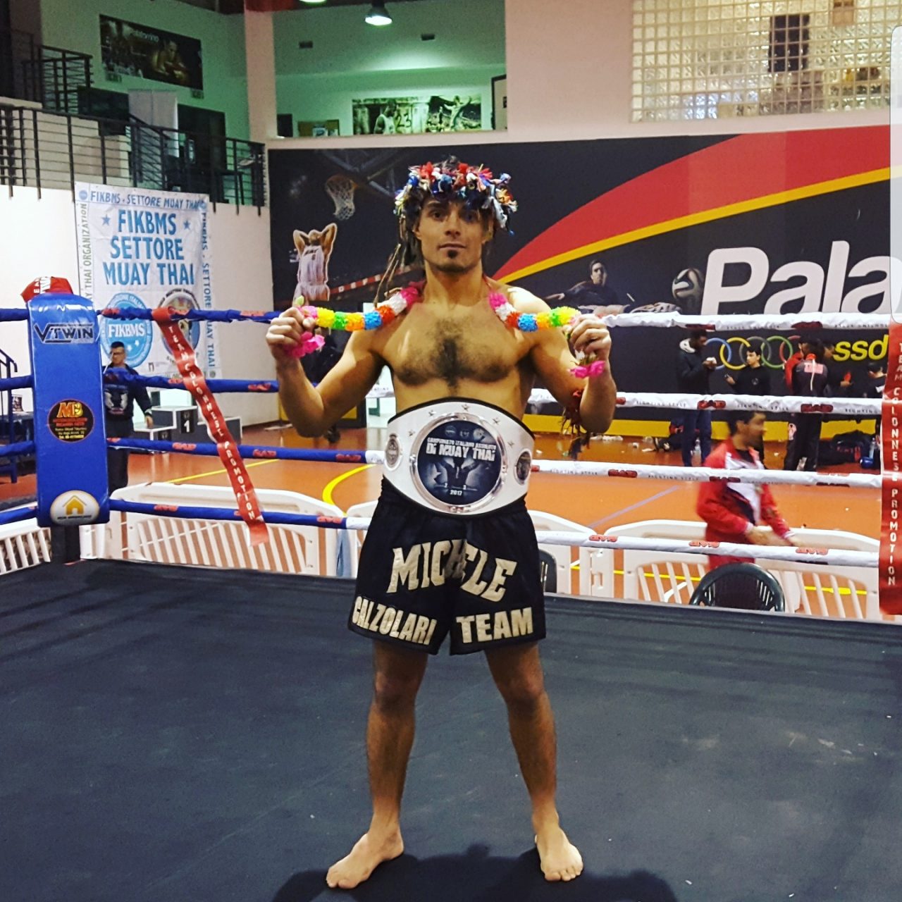 Campione italiano Michele Antonino si conferma nel Muay Thai