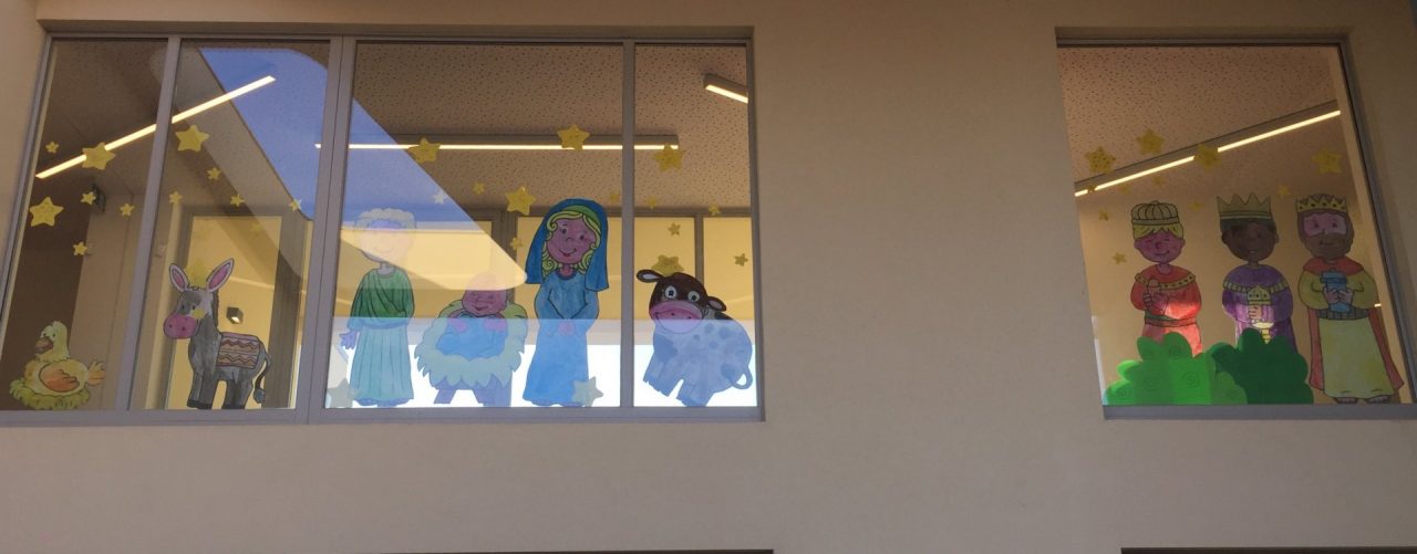 Presepe dei bimbi della nuova scuola di Cernusco