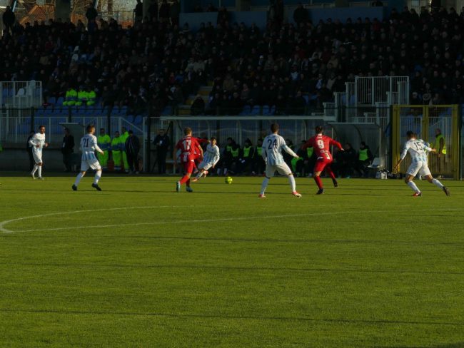 Calcio Serie C Arezzo-Giana 4-2