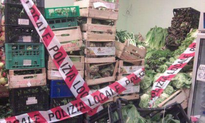 Nuovo blitz antiabusivismo: sequestrati 130 chili di verdura