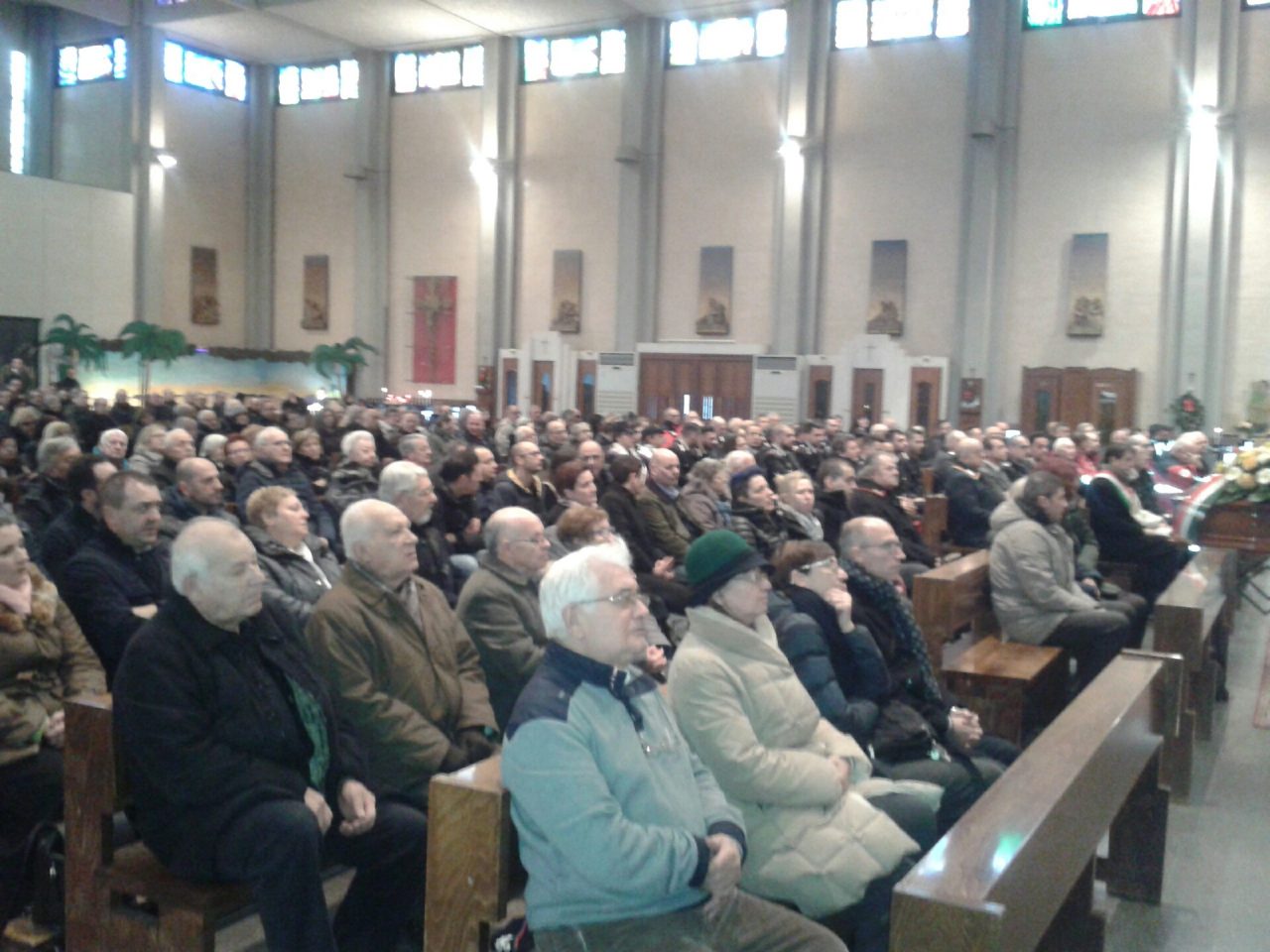 Associazione carabinieri di Cologno Monzese funerali di Gesuè Diana, presidente