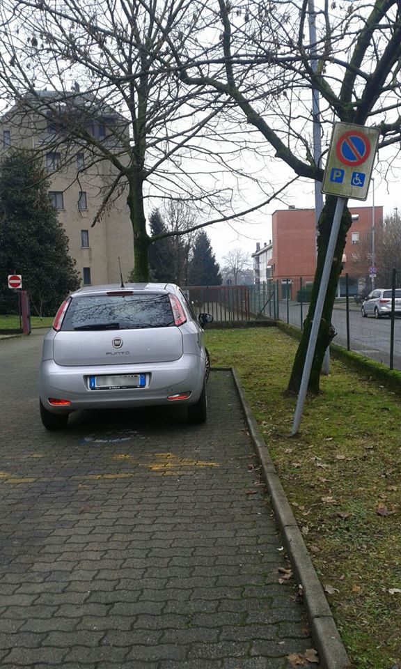 “L’assessore posteggia negli stalli per disabili”