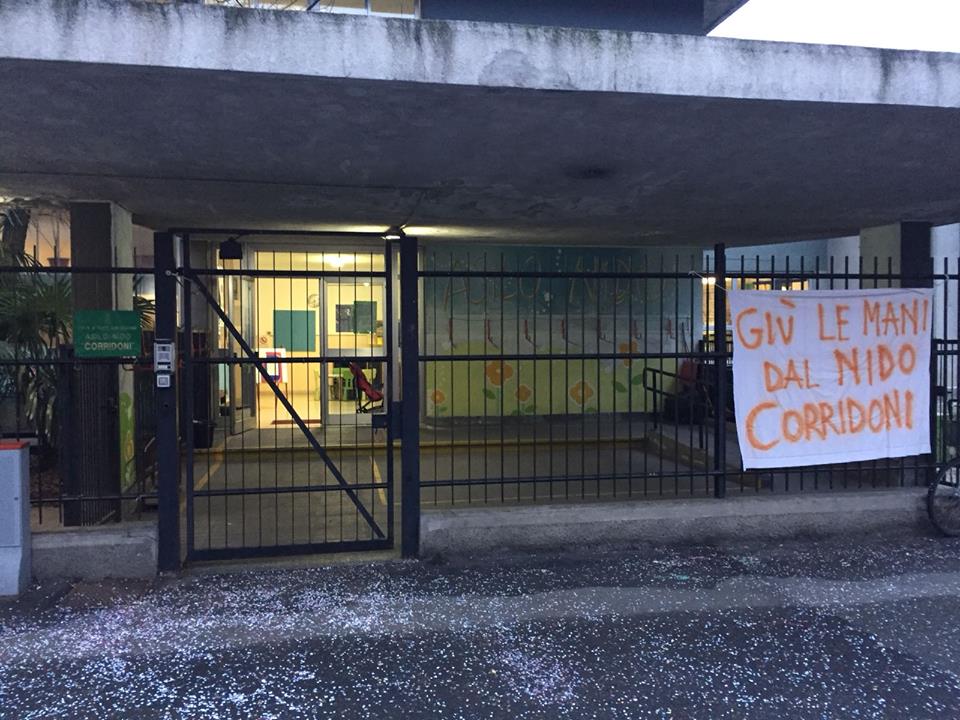“Giù le mani dai nidi comunali” Sale la protesta delle mamme