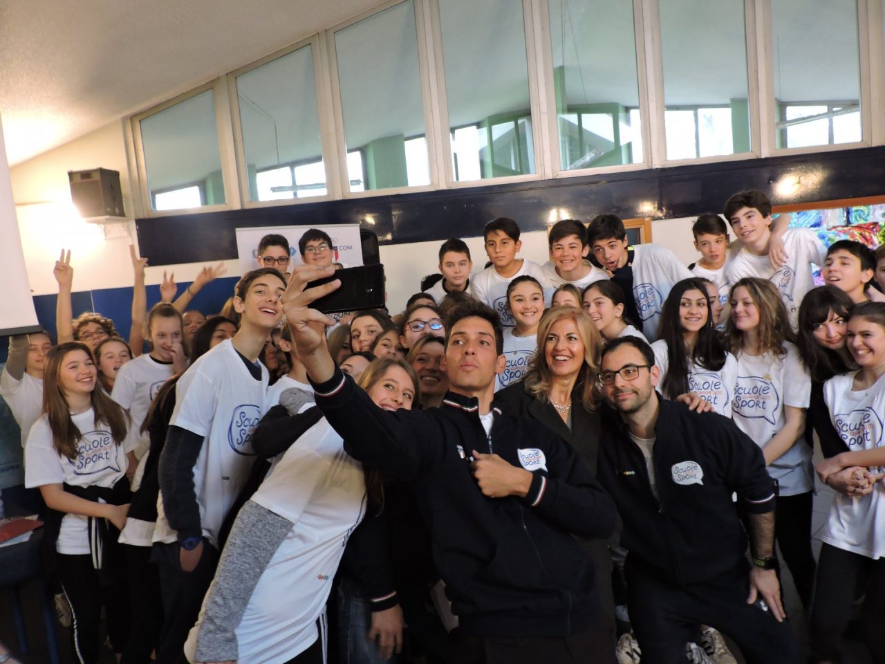 I grandi dello sport si raccontano a scuola FOTO