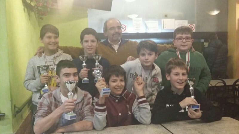 I ragazzi brembatesi trionfano nella dama