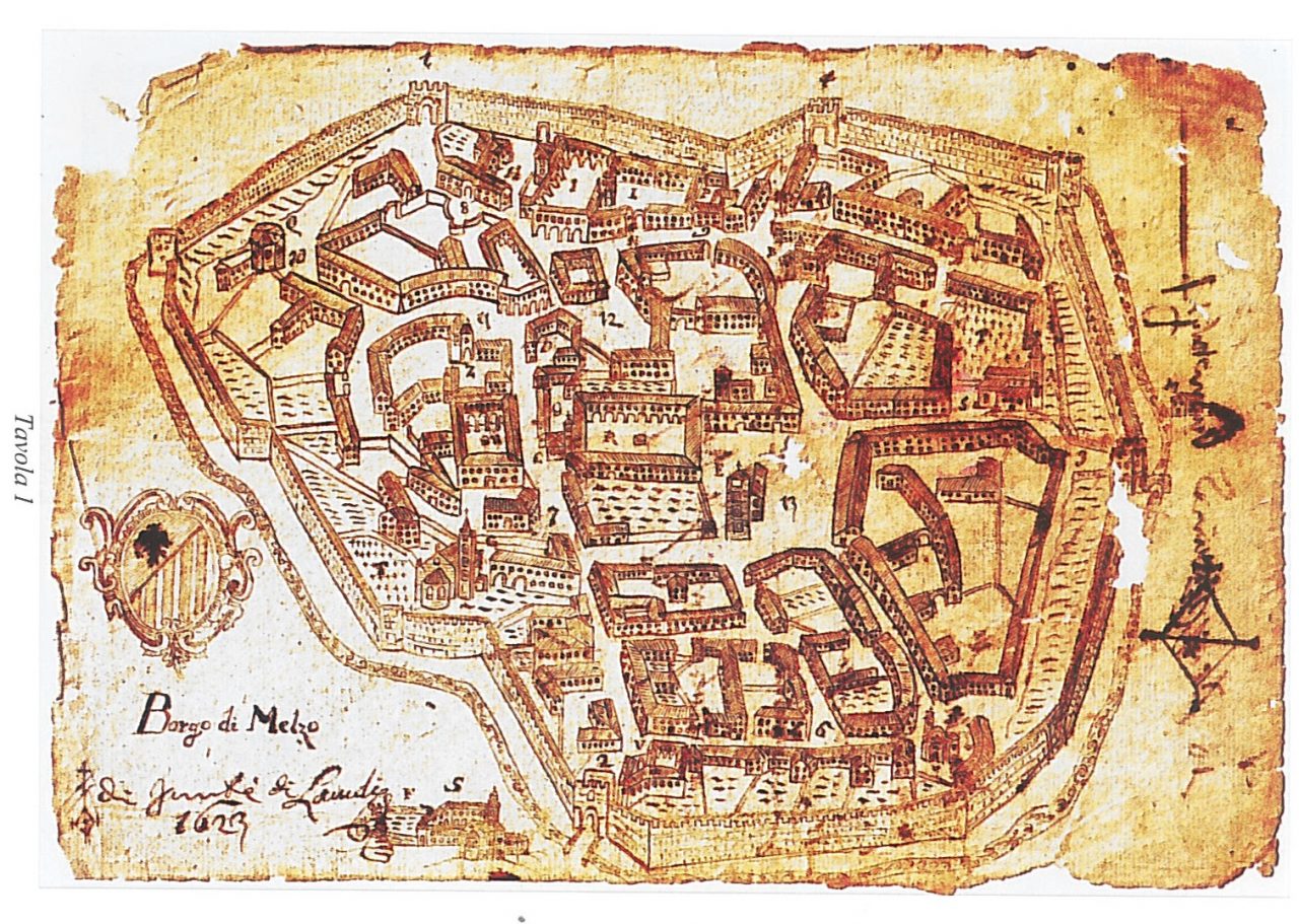 La storia di Melzo a partire da una  mappa sbagliata