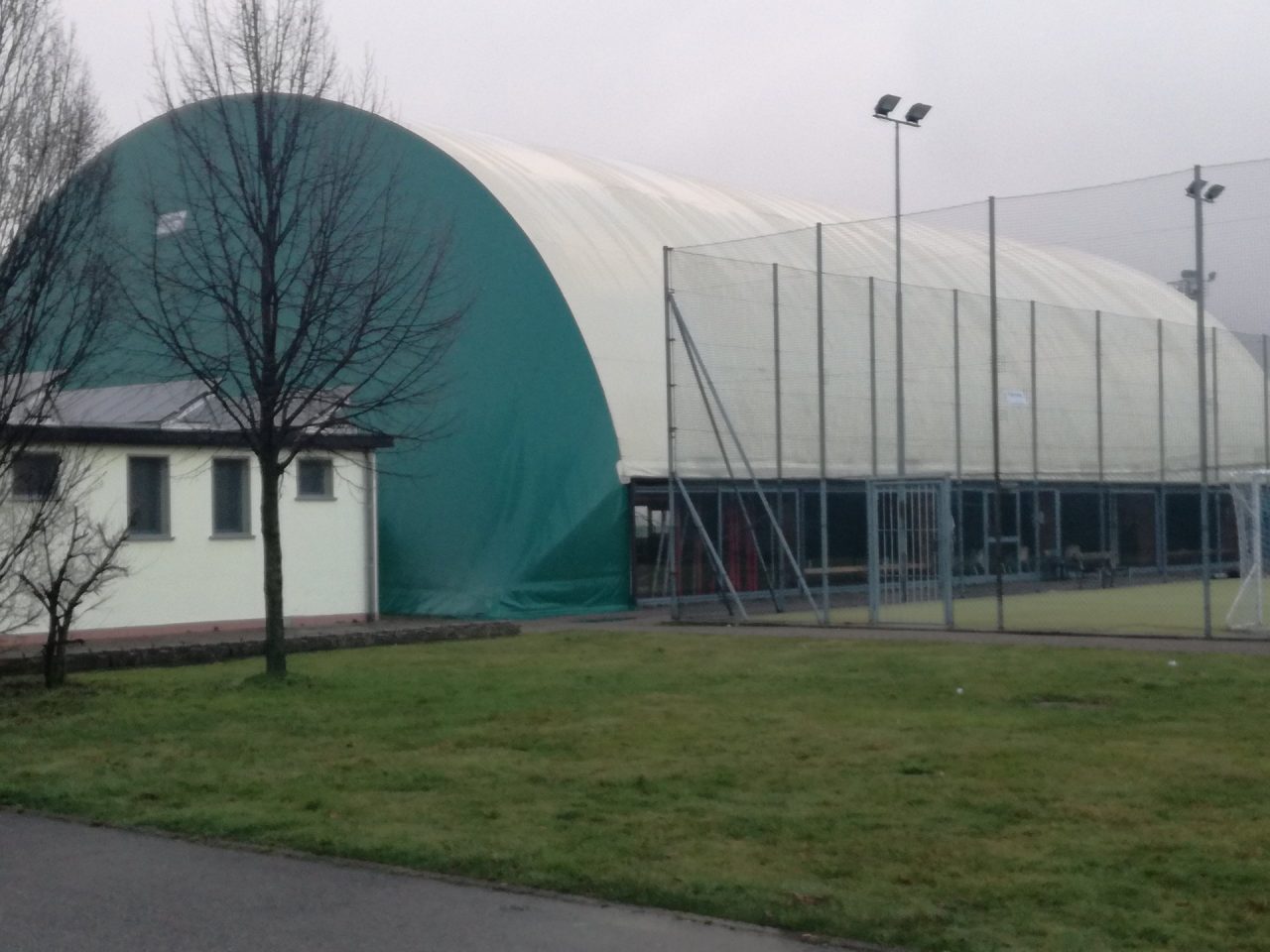 Centro sportivo al freddo a Inzago