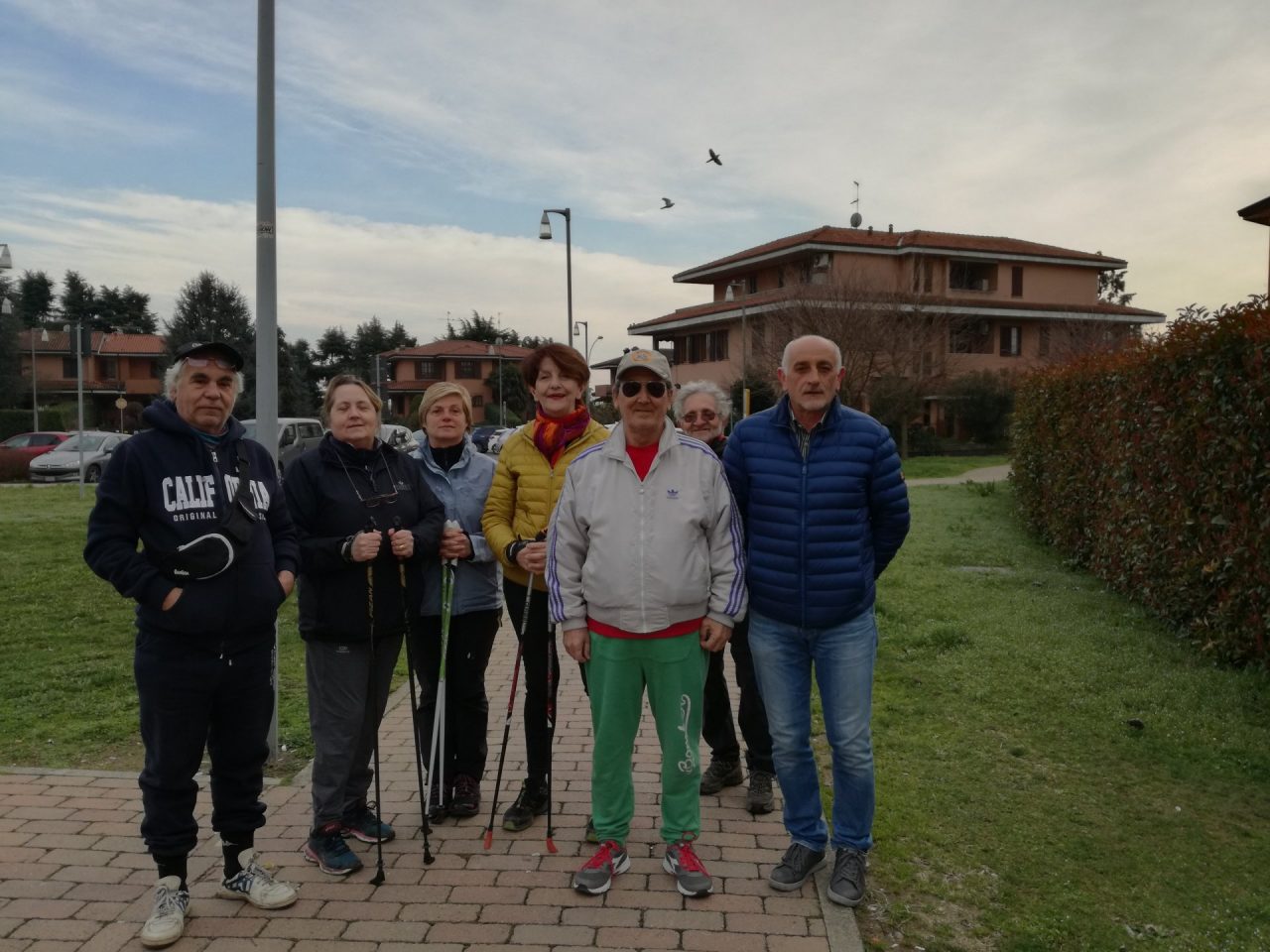 Gruppi di cammino in allenamento a Truccazzano