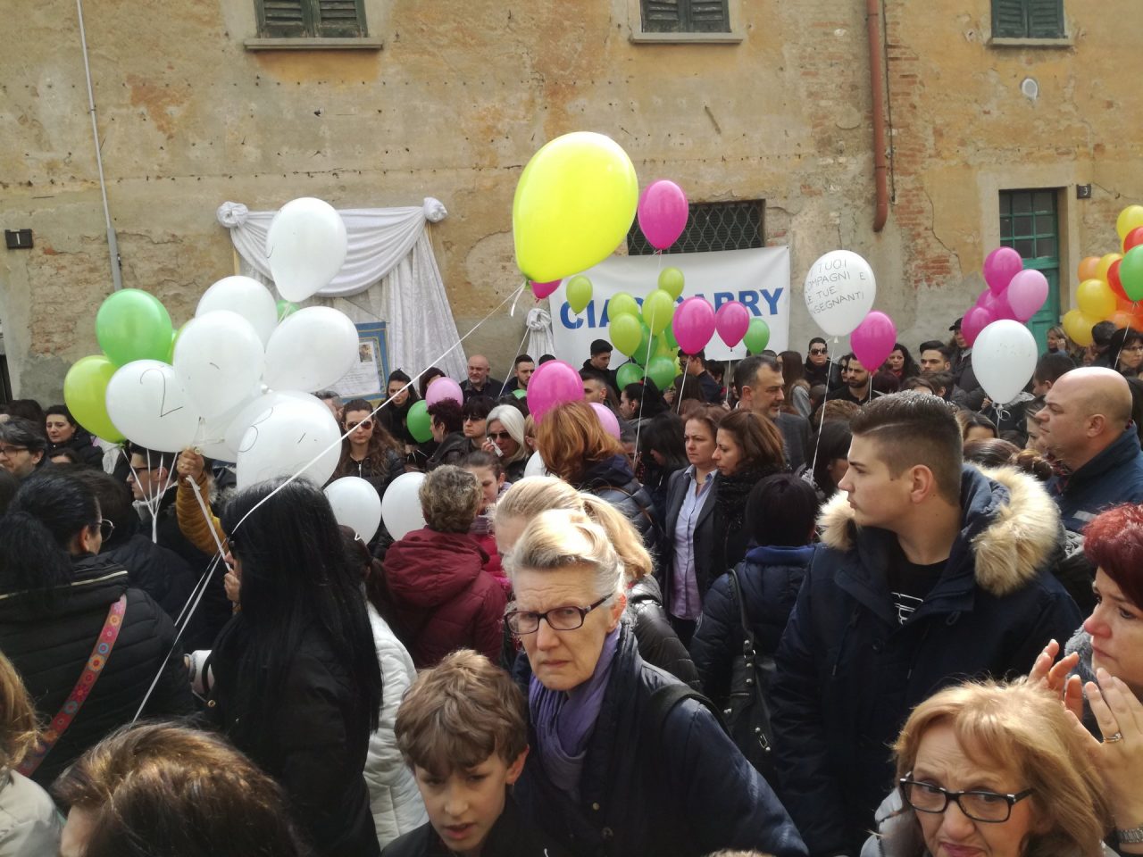 lele Joker funerali di Gabriele Loffredo di 9 anni di Carugate
