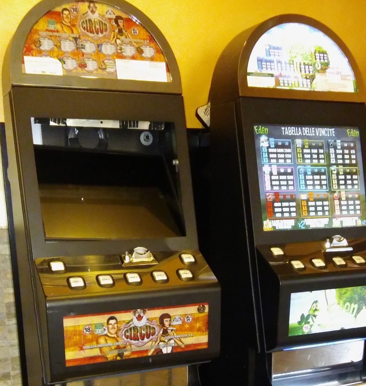 Doppia rapina in sala slot