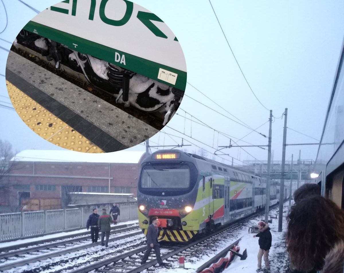 Treno bloccato a Melzo non sarebbe colpa del ghiaccio