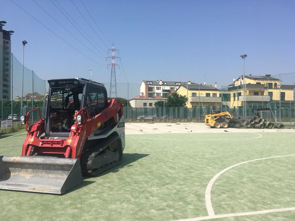 Iniziati i lavori al centro sportivo di Cernusco