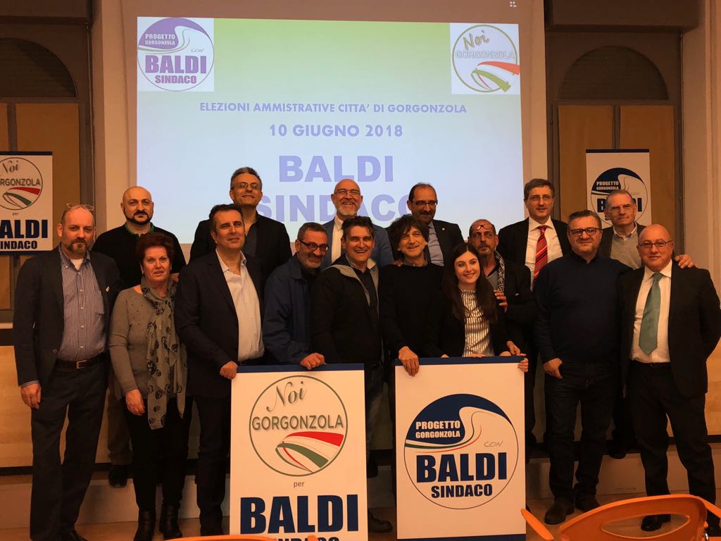 Elezione Gorgonzola Baldi si presenta con lui altri tre ex candidati