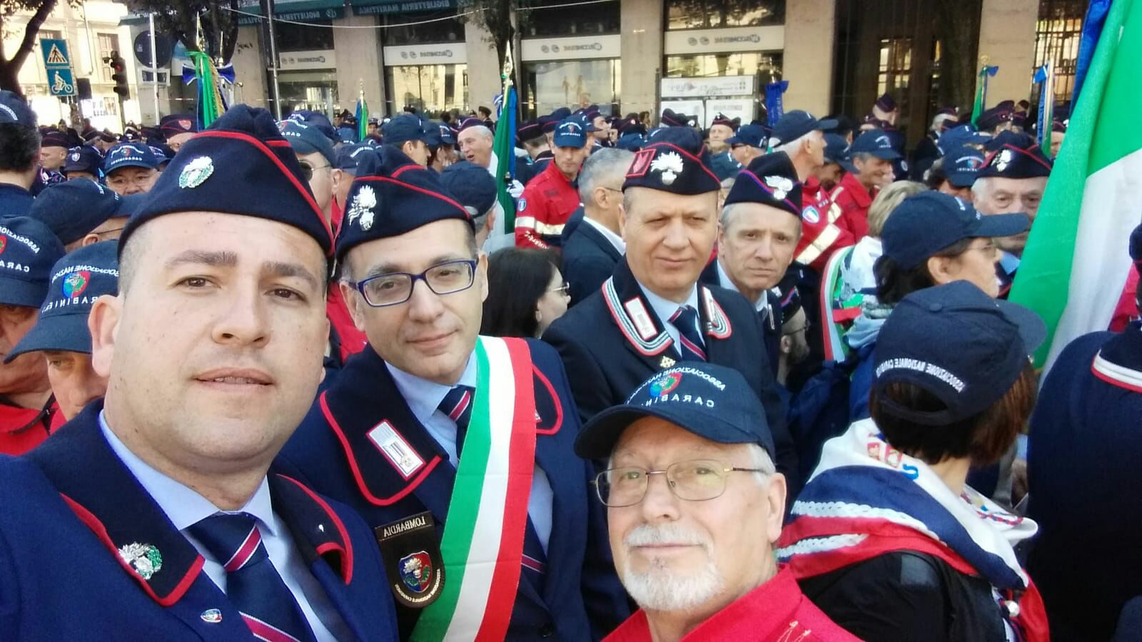 Adunata nazionale Anc a Verona col sindaco di Cornate Quadri