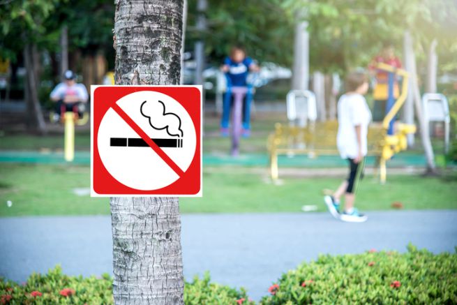 “Stop alle sigarette nei giardinetti pubblici”