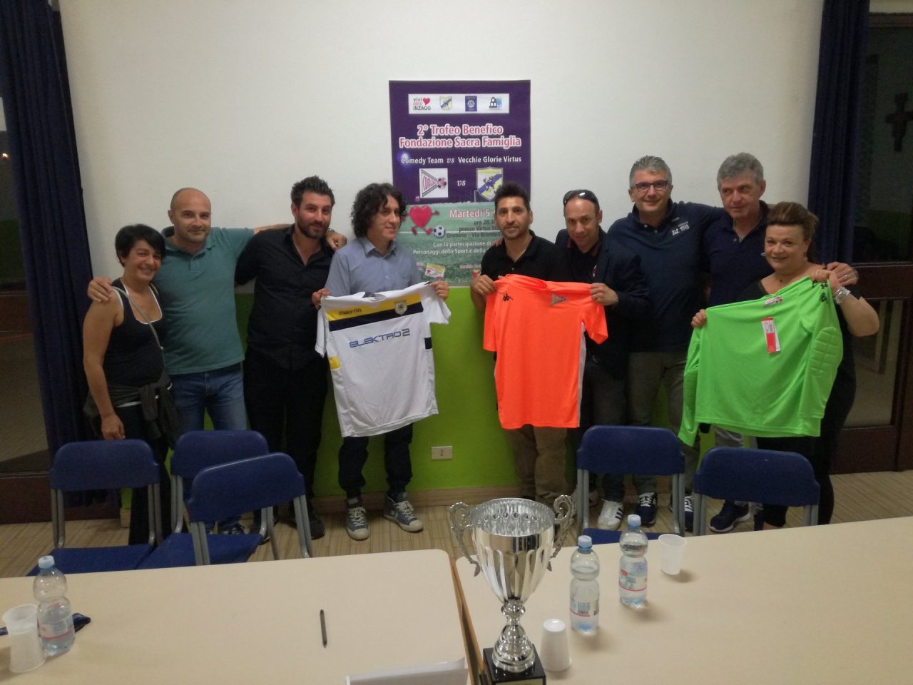 Trofeo benefico, in campo comici e vecchie glorie
