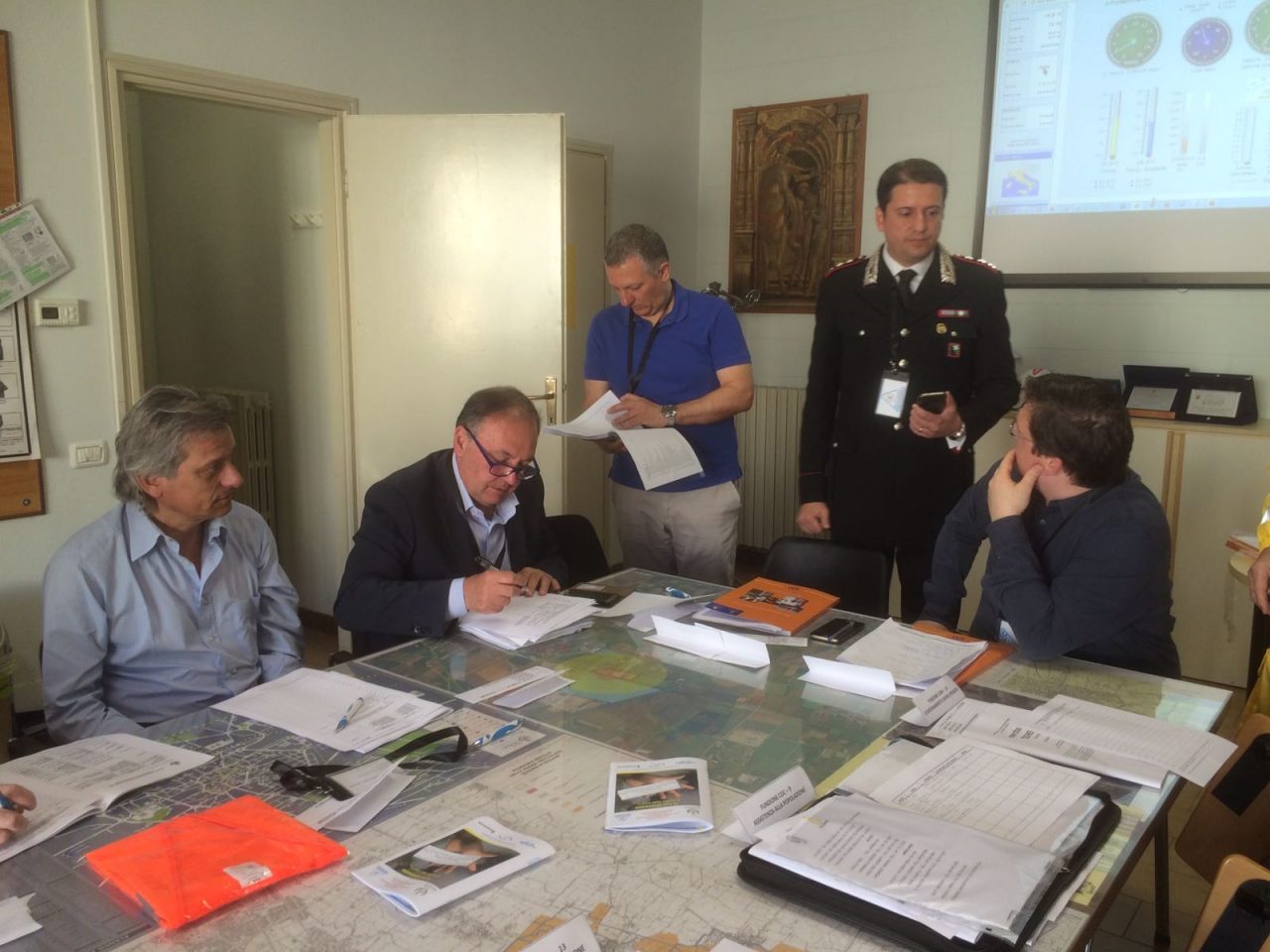 Maxi esercitazione Treviglio, attivo il tavolo operativo FOTO