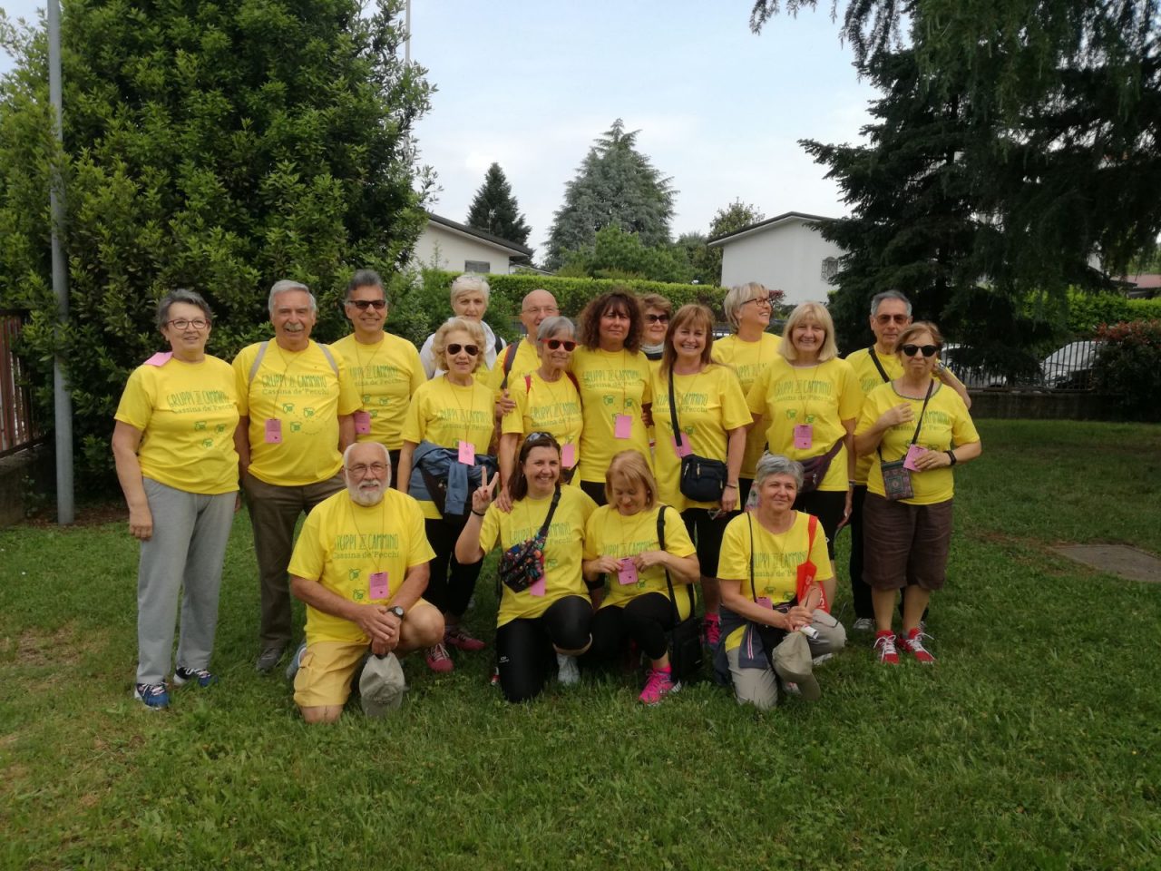 Cassina Fragolosa iniziata la camminata Walk+run