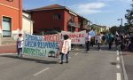 Basiano Masate manifestazione contro l'impianto di biogas