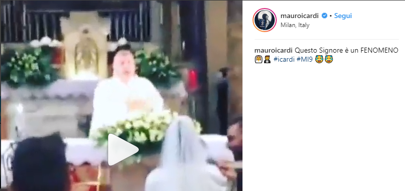 Mauro Icardi: “Quel prete canterino di Lecco è un fenomeno”