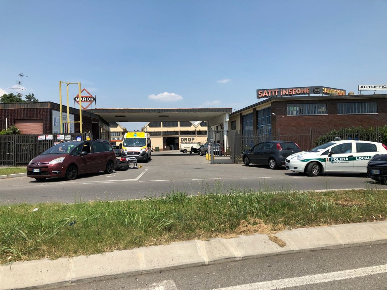 Ciclista investito sulla Padana