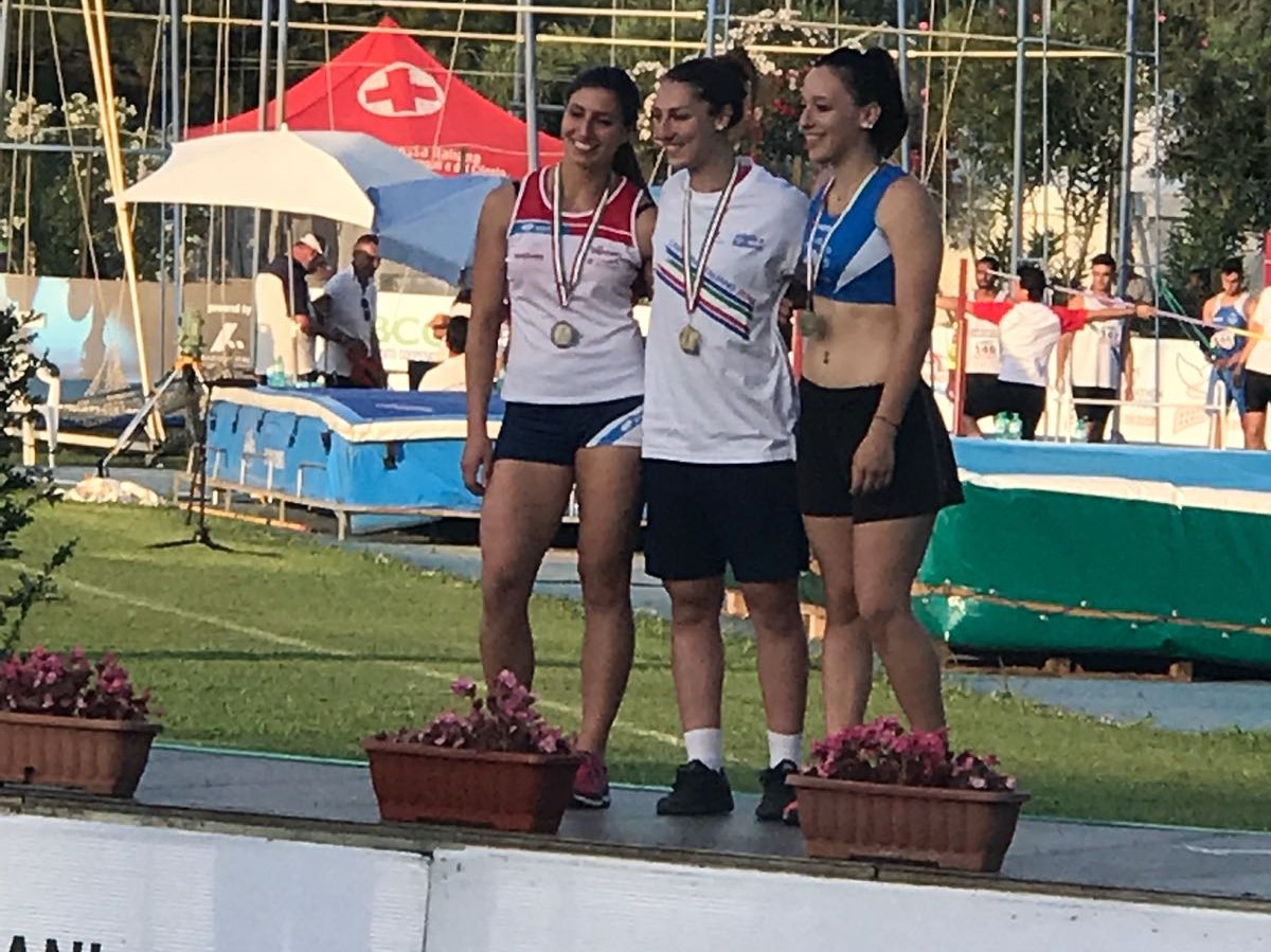 Il giavellotto di una melzese vola e conquista il terzo posto ai  Campionati italiani