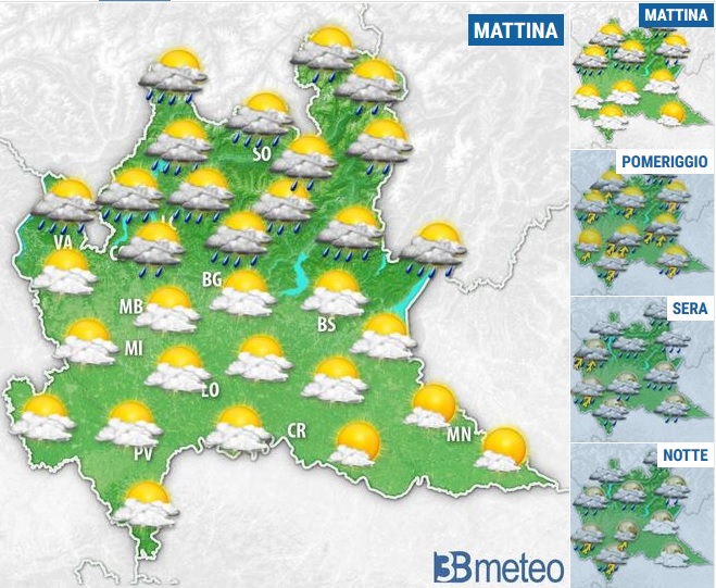Dopo l’anticipo di estate torna il maltempo in Brianza